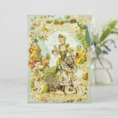 Versailles Butterfly Garden Invitations Kaart (Staand voorkant)