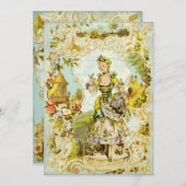 Versailles Butterfly Garden Invitations Kaart (Voorkant / Achterkant)