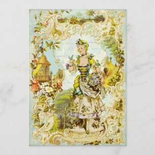 Versailles Butterfly Garden Invitations Kaart