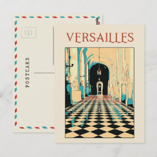 Versailles château afbeelding Frans Briefkaart
