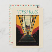 Versailles château afbeelding Frans Briefkaart (Voorkant / Achterkant)