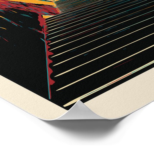 Versailles château afbeelding Frans Briefkaart Poster (Hoek)