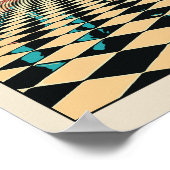 Versailles château afbeelding Frans Briefkaart Poster (Hoek)