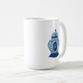 Versailles Chinoiserie Ginger Jar Monogram B Koffiemok (Voorkant rechts)