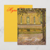 Versailles Collectie - Hartelijk dank Bedankkaart (Voorkant / Achterkant)