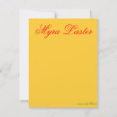 Versailles Collectie - Hartelijk dank Bedankkaart (Achterkant)