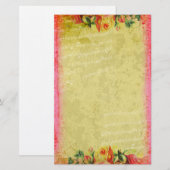 Versailles Collectie Rozen Stationery Briefpapier (Voorkant / Achterkant)