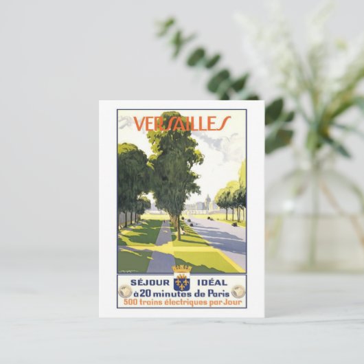Versailles France Briefkaart (Staand voorkant)