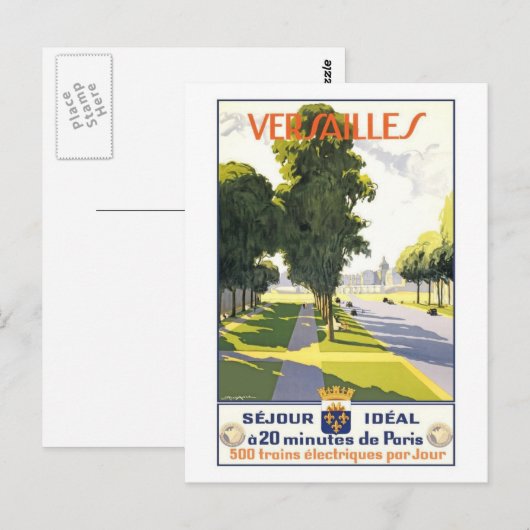 Versailles France Briefkaart (Voorkant / Achterkant)