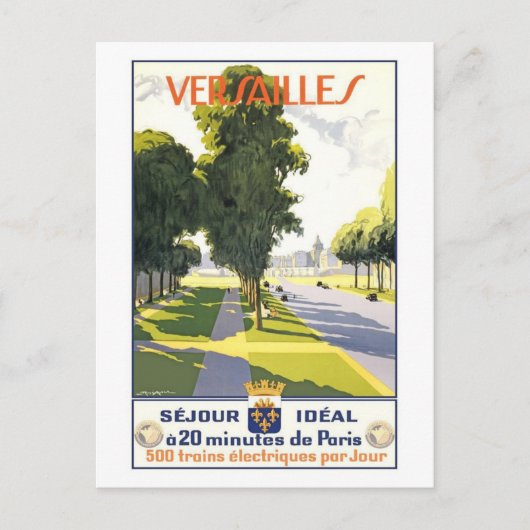 Versailles France Briefkaart (Voorkant)