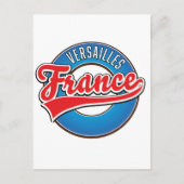 Versailles France logo Briefkaart (Voorkant)