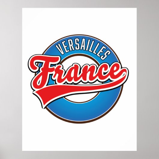 Versailles Frankrijk logo Poster (Voorkant)