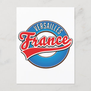 Versailles Frankrijk logo Uitnodiging Briefkaart