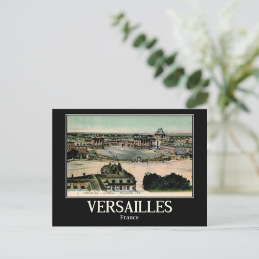 Versailles, Frankrijk, Vintage Briefkaart (Staand voorkant)