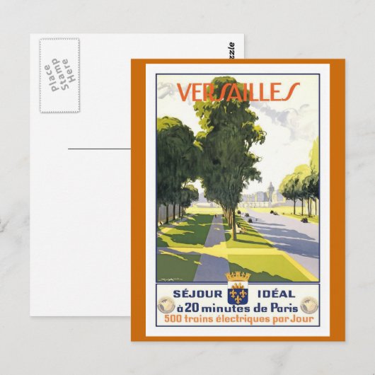Versailles  Frans reisbureau Briefkaart (Voorkant / Achterkant)