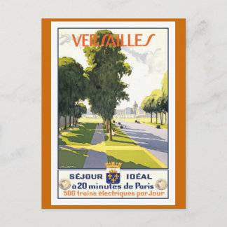 Versailles Frans reisbureau Briefkaart