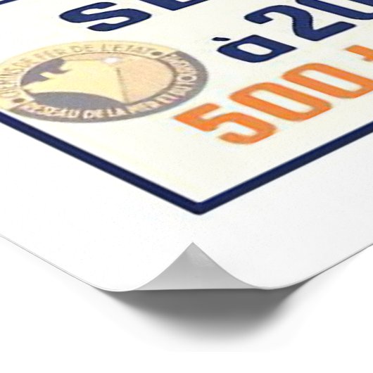 Versailles Frans reisbureau Poster (Hoek)