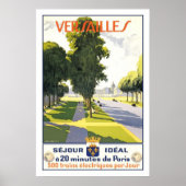 Versailles Frans reisbureau Poster (Voorkant)