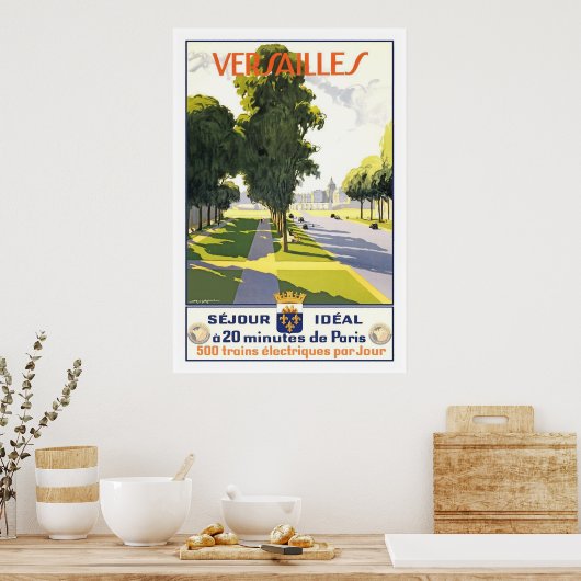 Versailles Frans reisbureau Poster (Keuken)