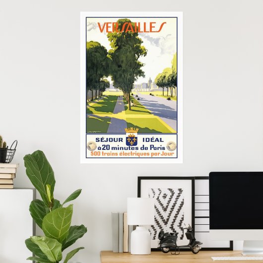 Versailles  Frans reisbureau Poster (Thuiskantoor)