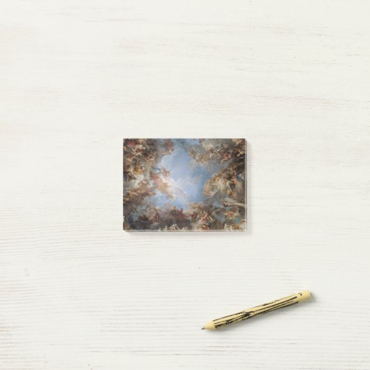 Versailles Fresco Post-it® Notes (Op bureau)