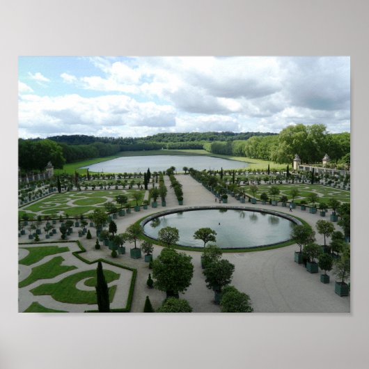 Versailles Garden Orangerie Foto Poster Frankrijk (Voorkant)