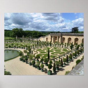 Versailles Gardens Orangerie Frankrijk Palace Post Poster
