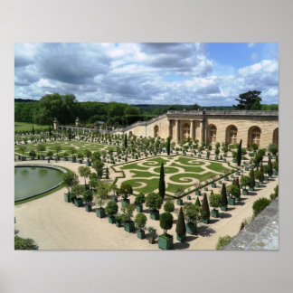 Versailles Gardens Orangerie Frankrijk Palace Post Poster