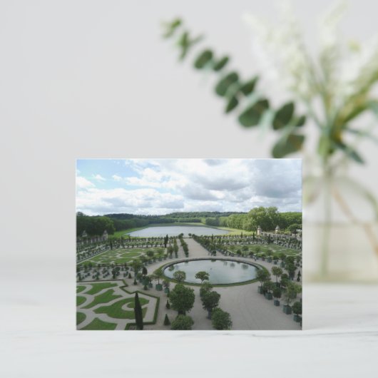 Versailles Gardens Pools Orangerie Frankrijk Brief Briefkaart (Staand voorkant)