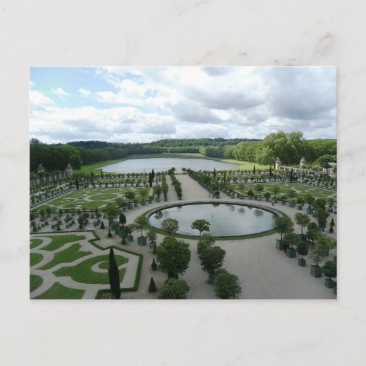 Versailles Gardens Pools Orangerie Frankrijk Brief Briefkaart (Voorkant)