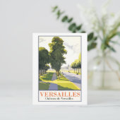 Versailles, het park en het kasteel briefkaart (Staand voorkant)
