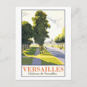 Versailles, het park en het kasteel briefkaart (Voorkant)