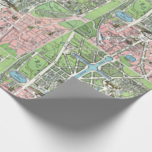 Versailles Map Cadeaupapier (Hoek)