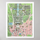Versailles Map Poster (Voorkant)