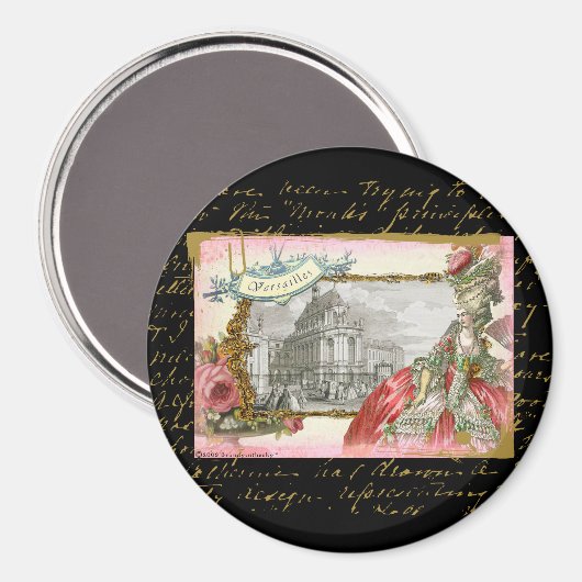 Versailles Marie Antoinette Elegance Magneet (Voorkant / Achterkant)