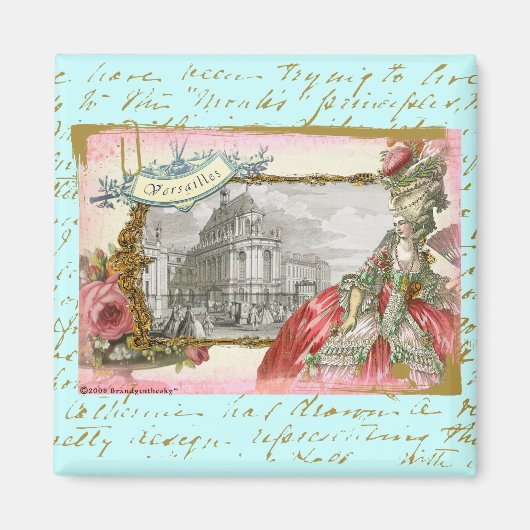 Versailles Marie Antoinette Magnet (Voorkant)