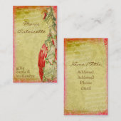 Versailles Marie Antoinette Visitekaartjes (Voorkant / Achterkant)