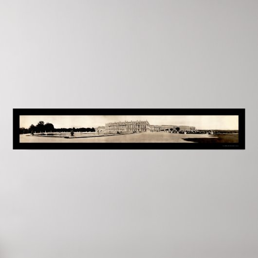 Versailles Palace Foto 1908 Poster (Voorkant)