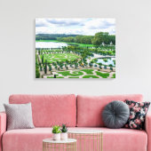 Versailles Palace Gardens uitzicht canvas print (Insitu (Woonkamer))