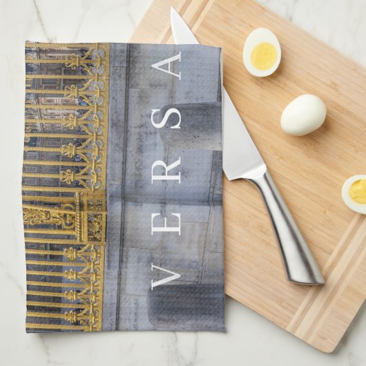 Versailles Palace leuningen uitzicht theedoek (Quarter Fold)