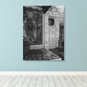  Versailles Palace Louis XV Bed Canvas Afdruk (Insitu (Houten vloer))