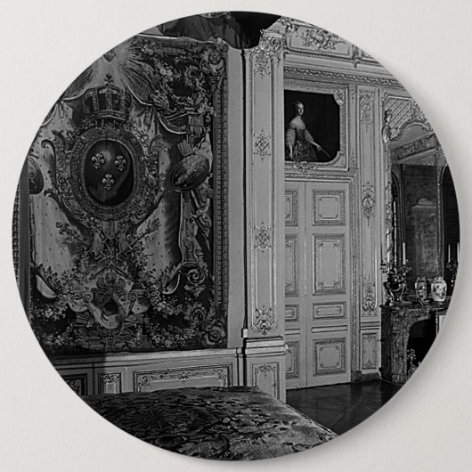 Versailles Palace Louis XV Bed Ronde Button 6,0 Cm (Voorkant)