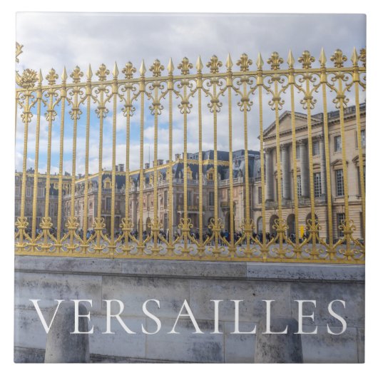 Versailles Palace spoorstaaft keramische tegel Tegeltje (Voorkant)