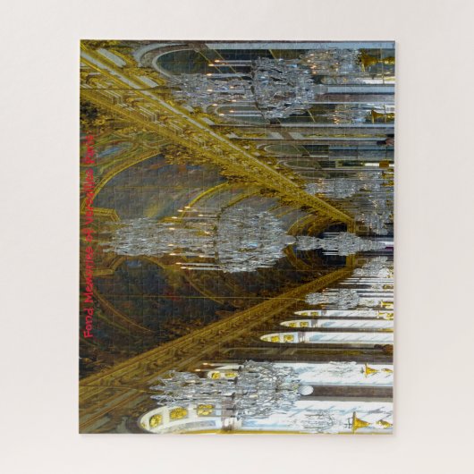 Versailles Paris. Jigzaag Puzzle Legpuzzel (Verticaal)