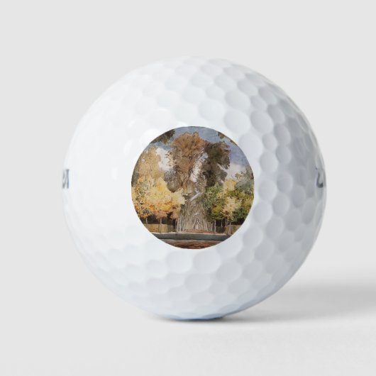 Versailles Park in het najaar (door Konstantin Som Golfballen (Voorkant)