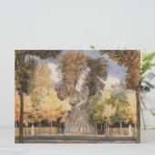 Versailles Park in het najaar (door Konstantin Som Kaart (Staand voorkant)