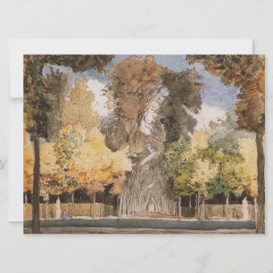 Versailles Park in het najaar (door Konstantin Som Kaart