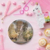 Versailles Park in het najaar (door Konstantin Som Papieren Bordje (Feest)