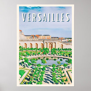 Versailles Photo Vintage Poster