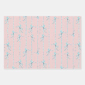 Versailles Strawberrys & Linten Roze Inpakpapier Vel (Voorkant 2)